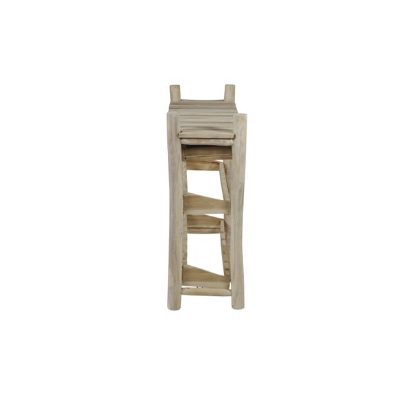 Porte-bouteilles style chalet en teck Noldor