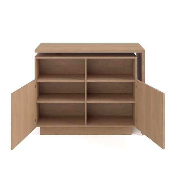 Îlot central cuisine 125cm plateau pivotant Luma