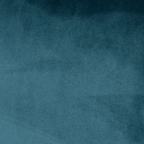 Chaise de bar velours bleu piètement métal bleu h75 BARI