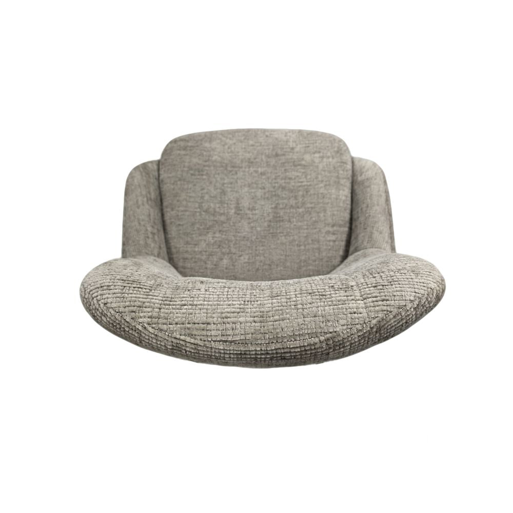 Chaise repas en tissu beige