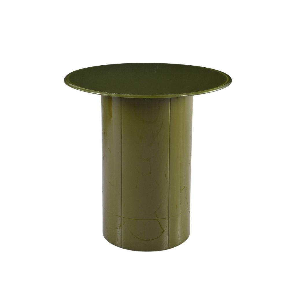 Table basse 50 cm en verre vert