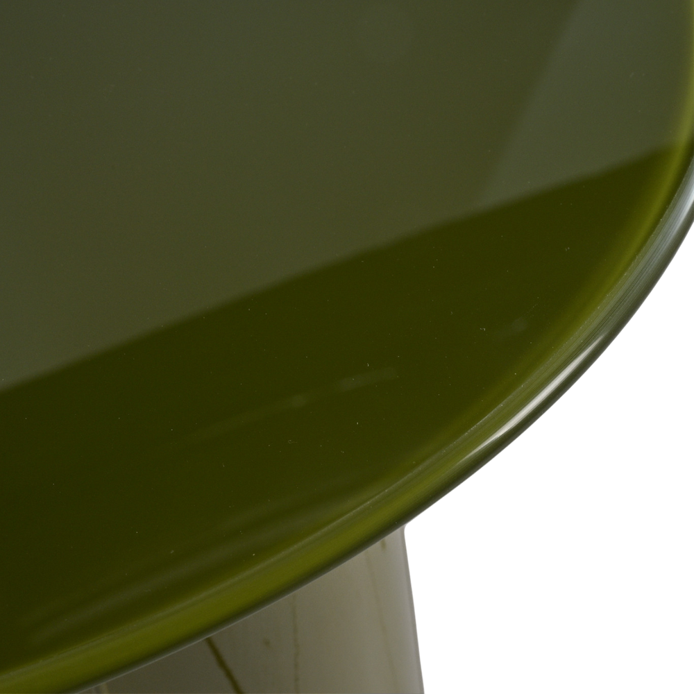 Table basse 50 cm en verre vert