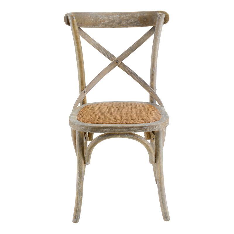 Chaise en bois grisée Villa Florence - Bistrot