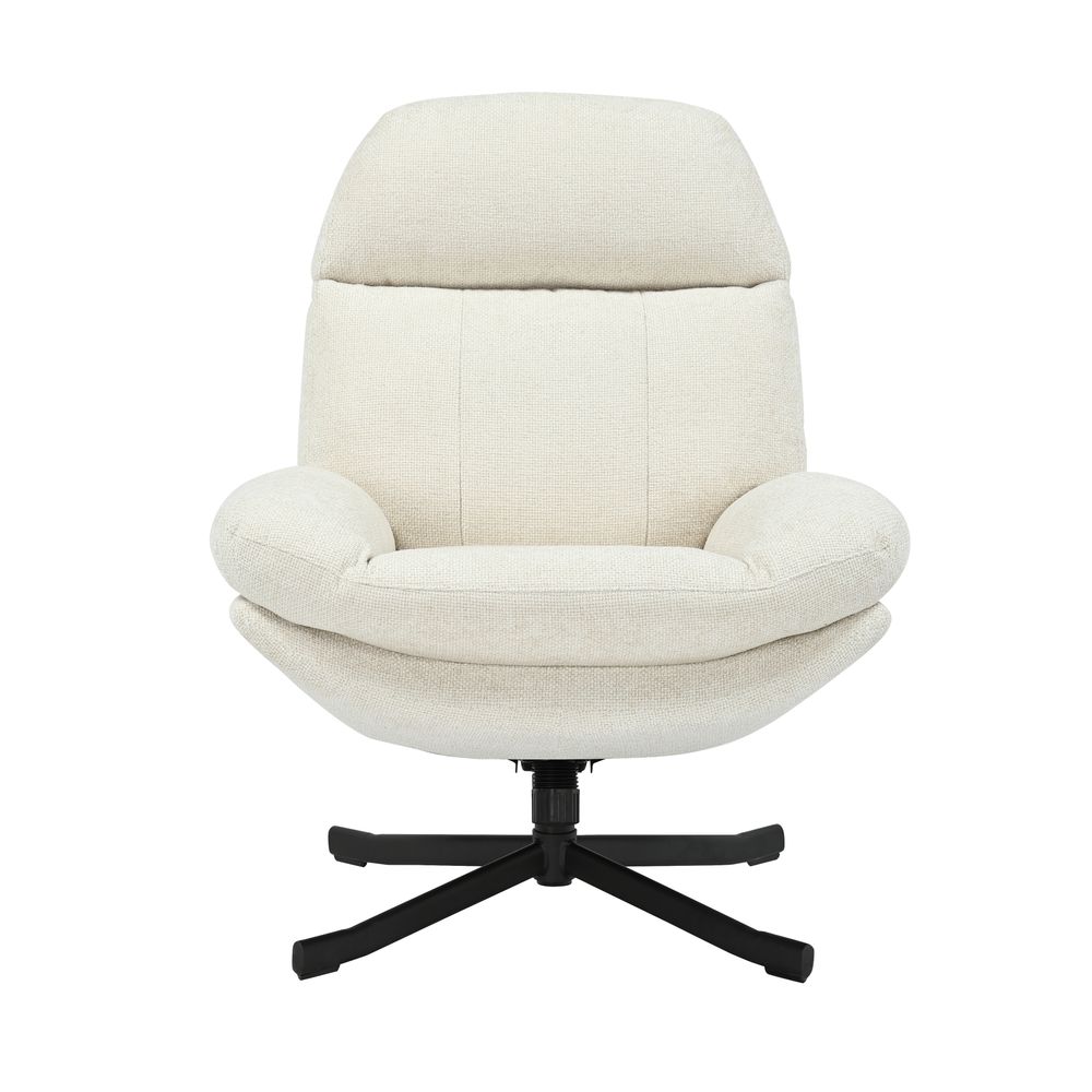Fauteuil inclinable pivotant écru