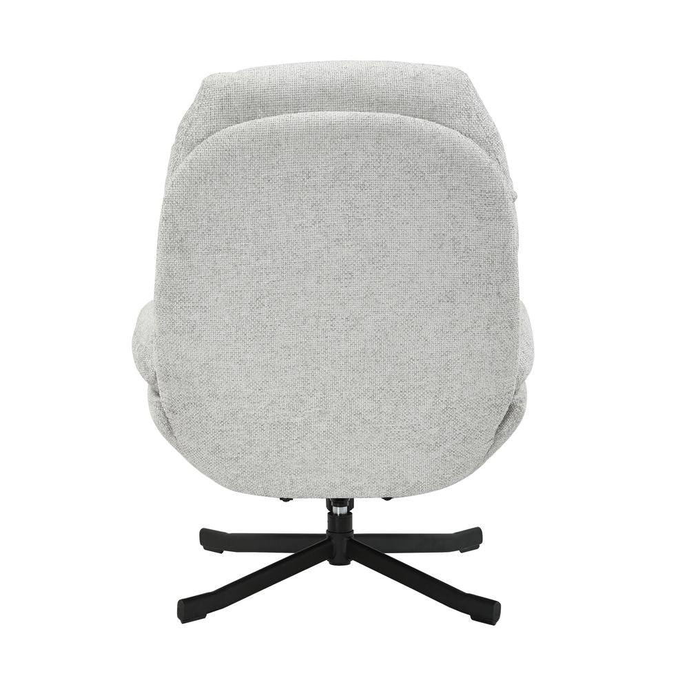 Fauteuil inclinable pivotant gris clair