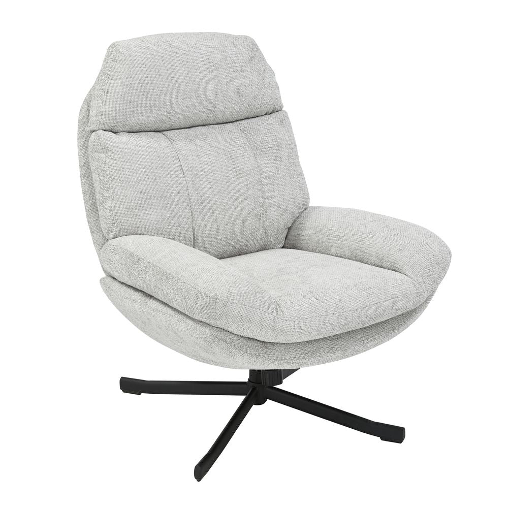 Fauteuil inclinable pivotant gris clair