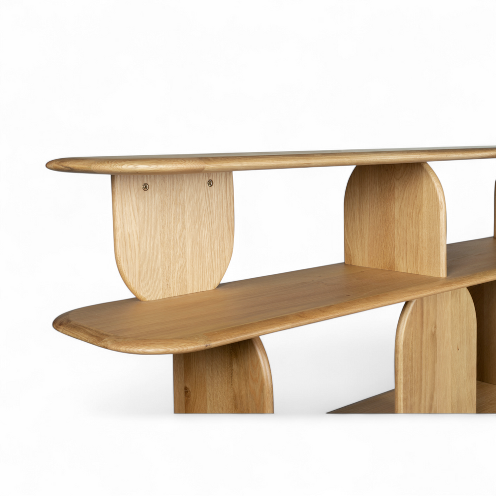 Bibliothèque 130 cm - 5 étagères