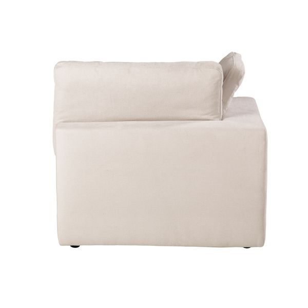 Module canapé 100cm accoudoir sable WAYNE
