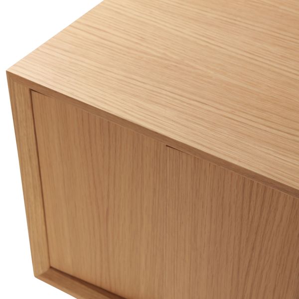 Meuble télé chêne naturel 180 cm Hyma