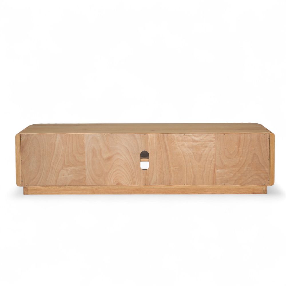 Meuble TV Moderne Avec Niches Ouvertes Et Bords Lisses - 149,5 Cm De Large - Facile à Assembler - 8
