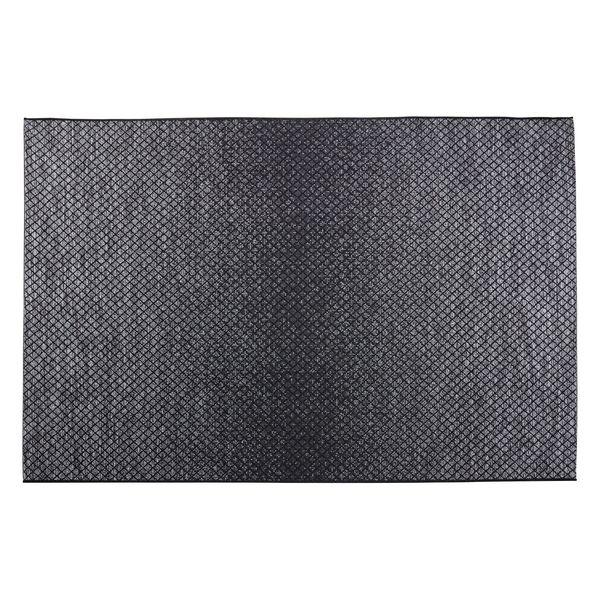 Tapis polypropylène gris anthracite 200x290 cm Slow