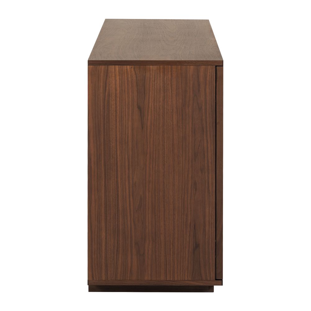 Meuble bas 3 portes placage noyer