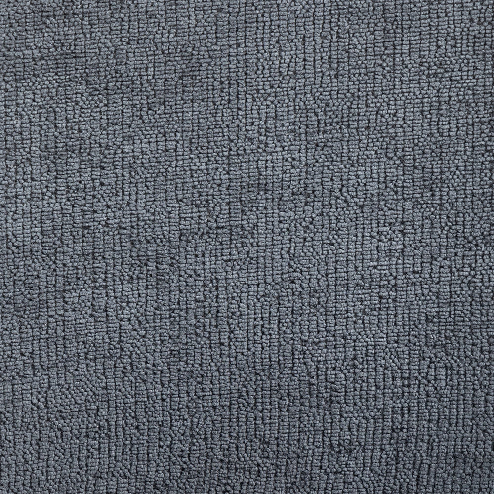 Chaise repas accoudoirs tissu chenille gris pied métal HIBIS