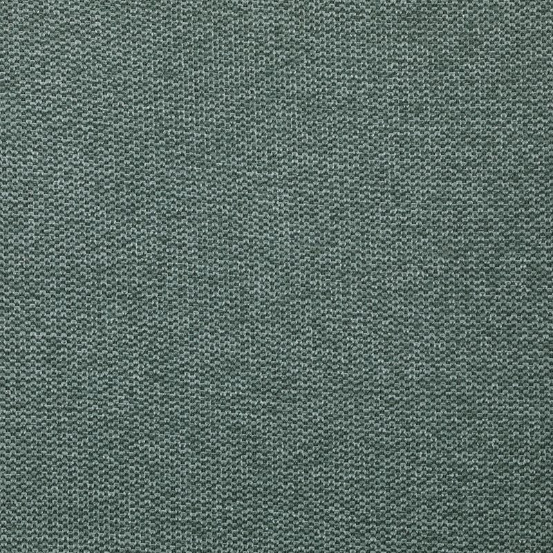 Chaise repas tissu vert pied en frêne naturel Katy