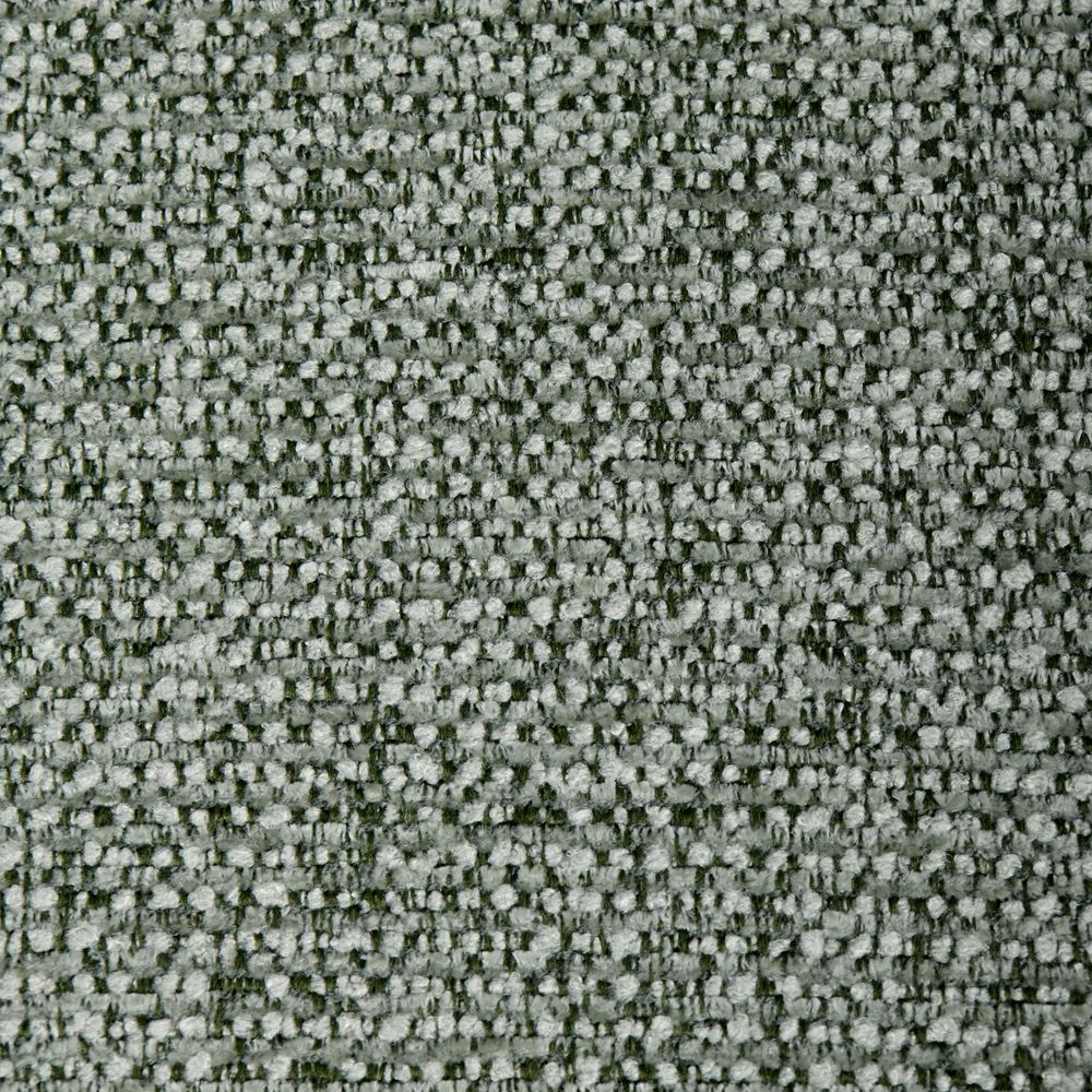Chaise repas empilable tissu chenillé vert