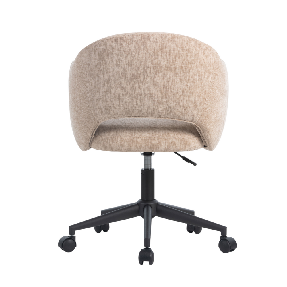 Chaise de bureau reglable tissu sable