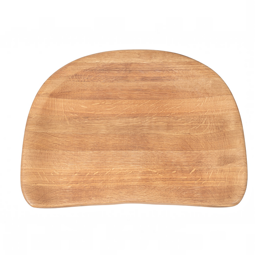 Tabouret bas 47 cm chêne massif clair