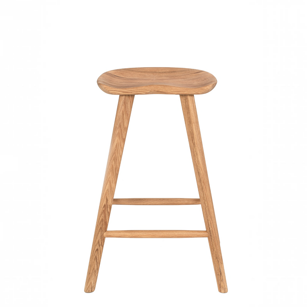 Tabouret haut 66 cm chêne clair