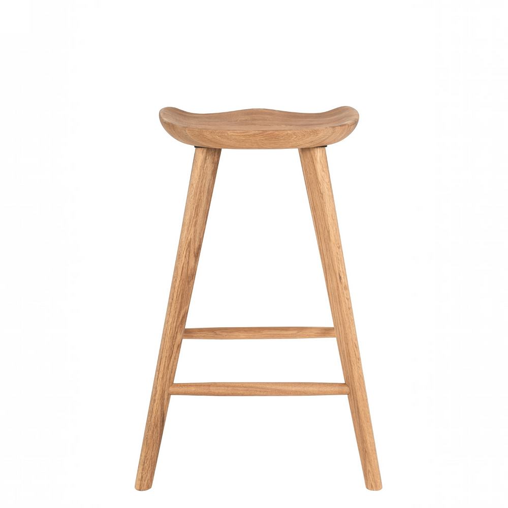 Tabouret haut 66 cm chêne clair