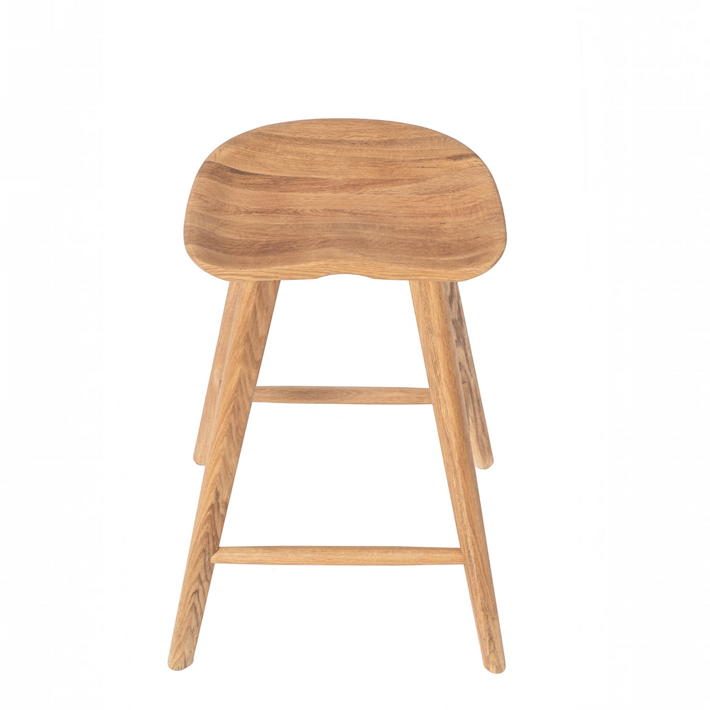 Tabouret haut 66 cm chêne clair