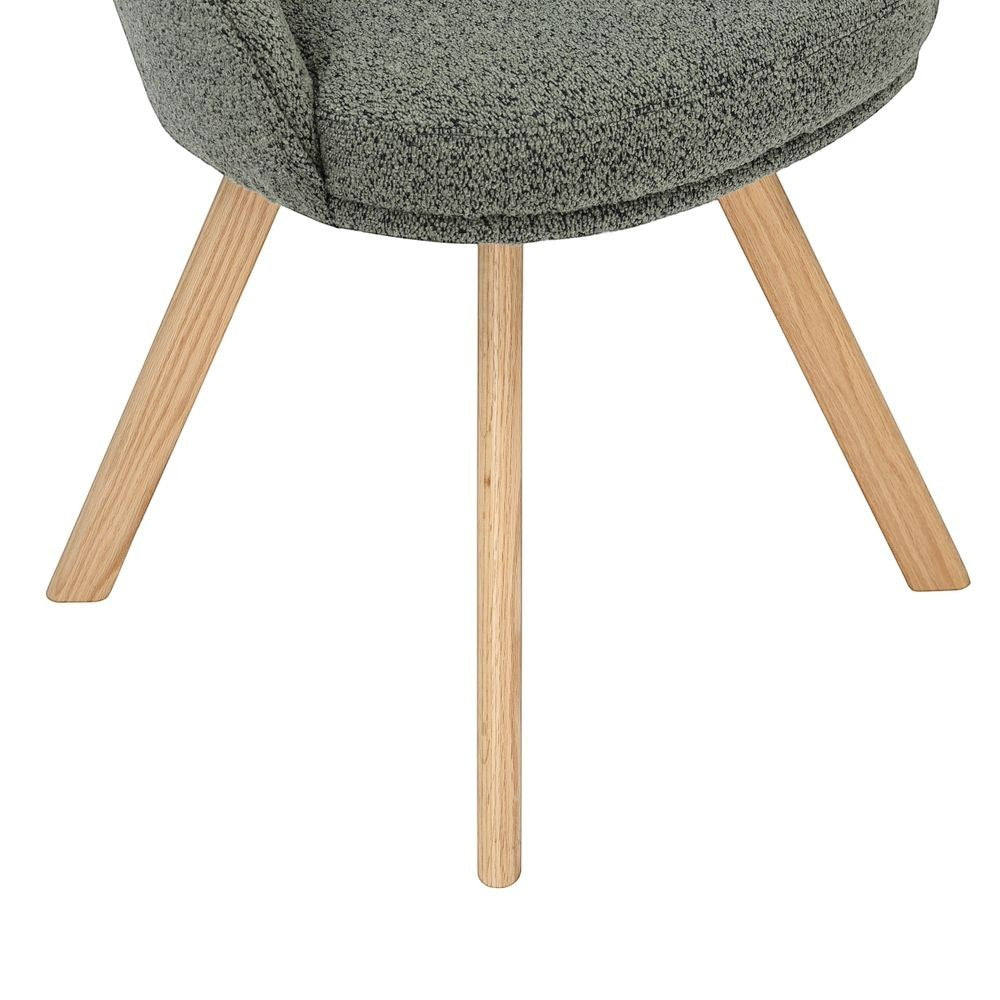 Chaise repas pivotante vert LOUMI