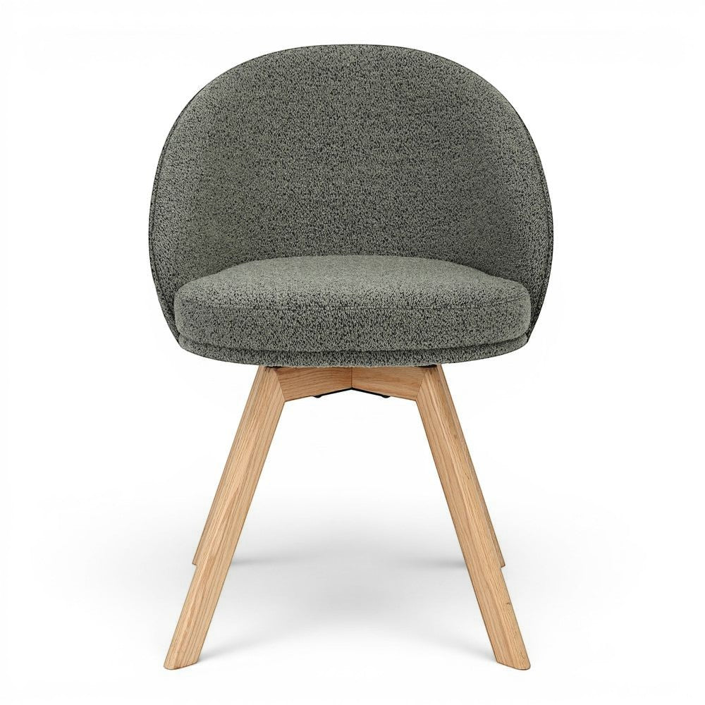 Chaise repas pivotante vert LOUMI