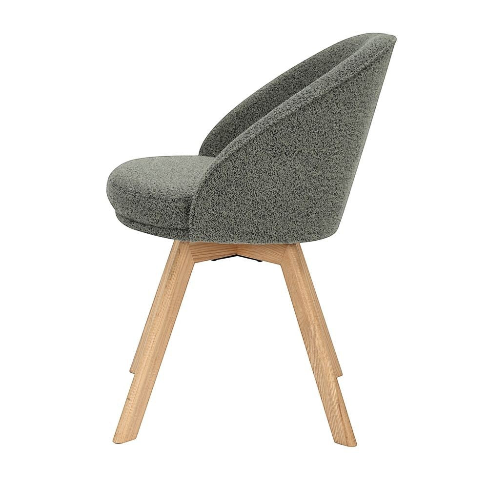 Chaise repas pivotante vert LOUMI