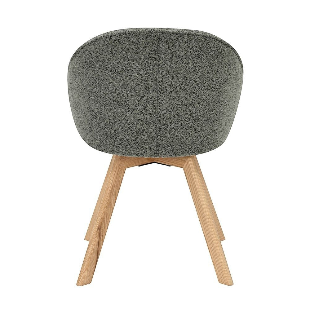 Chaise repas pivotante vert LOUMI