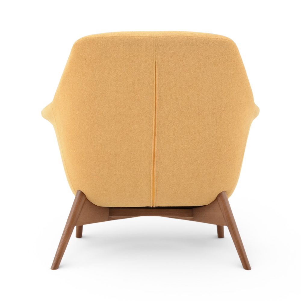 Fauteuil en tissu or