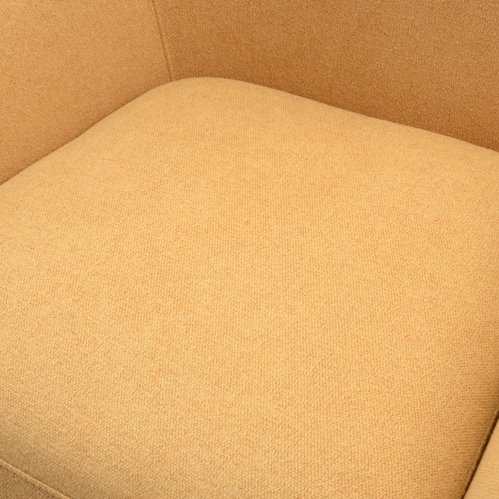 Fauteuil en tissu or