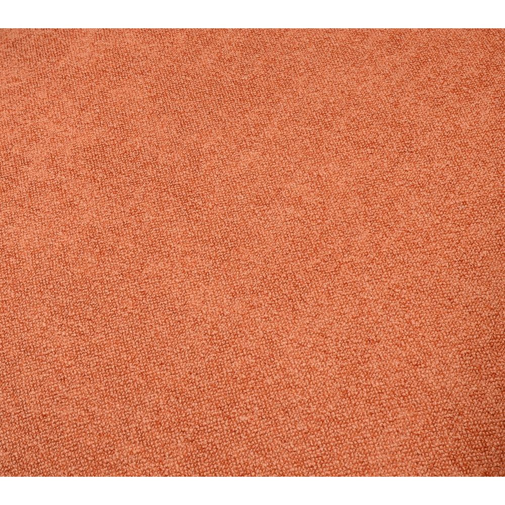 Fauteuil en tissu orange