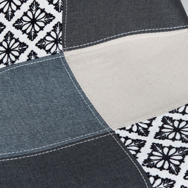 Chaise snack patchwork pied chêne MOSA