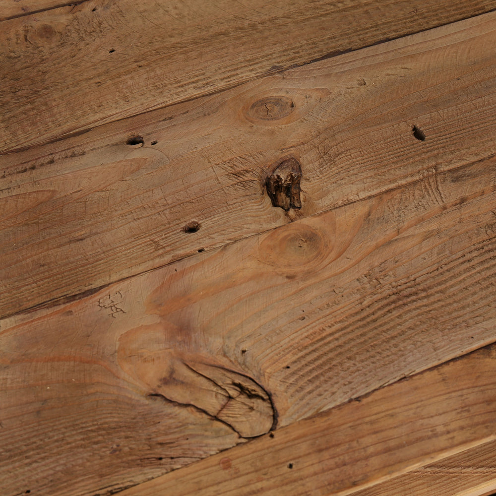 Meuble TV en bois pin recyclé 4 tiroirs - Nebraska
