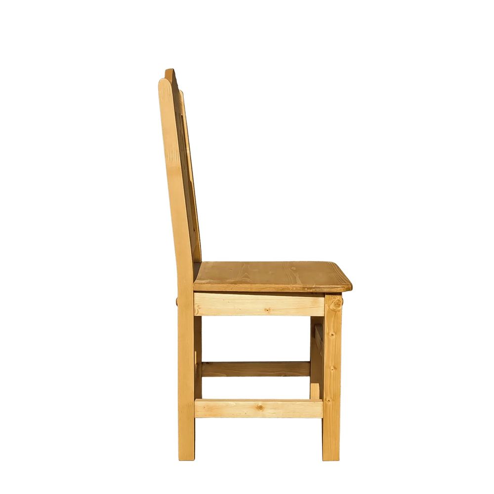 Chaise grand coeur en bois massif