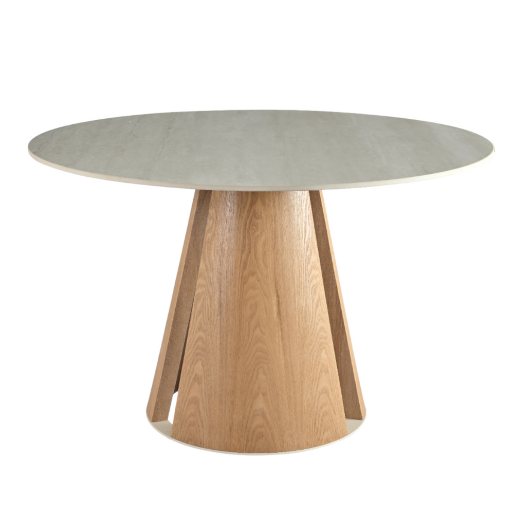 Table repas céramique D 120 cm