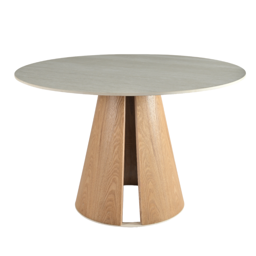 Table repas céramique D 120 cm