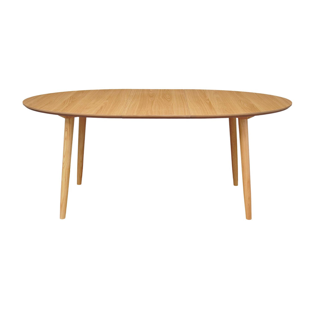 Table repas 140-220 cm placage chêne 2 allonges