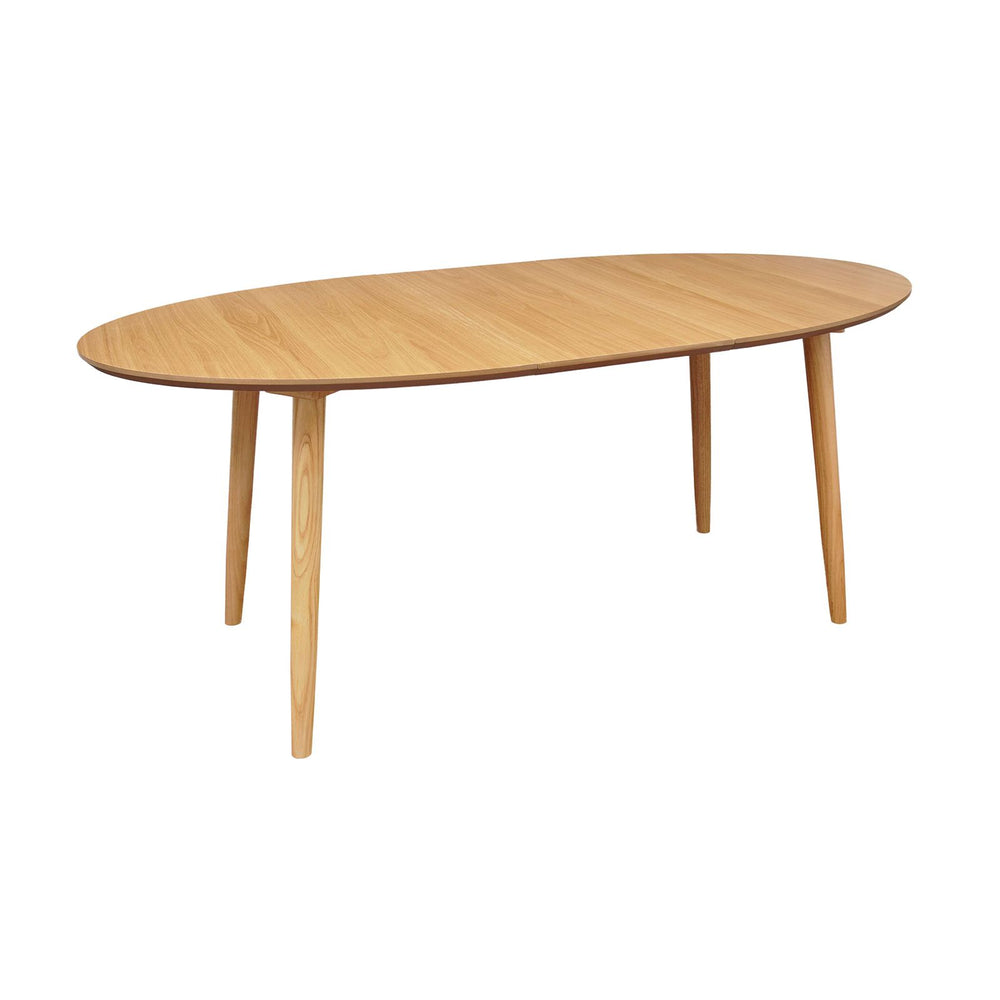 Table repas 140-220 cm placage chêne 2 allonges