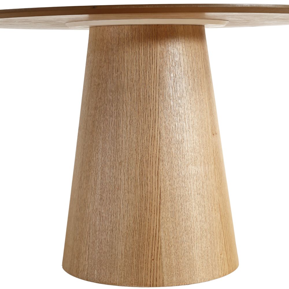 Table repas D120 cm placage chêne