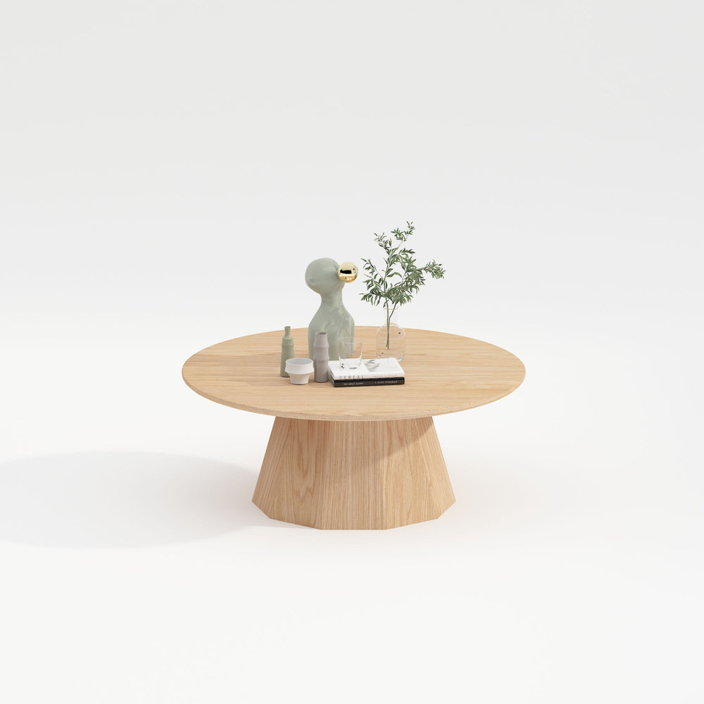 Table basse placage chêne naturel