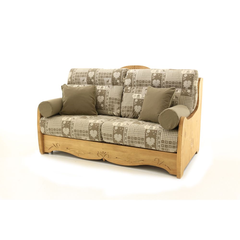 Canapé convertible 140 cm cervino taupe