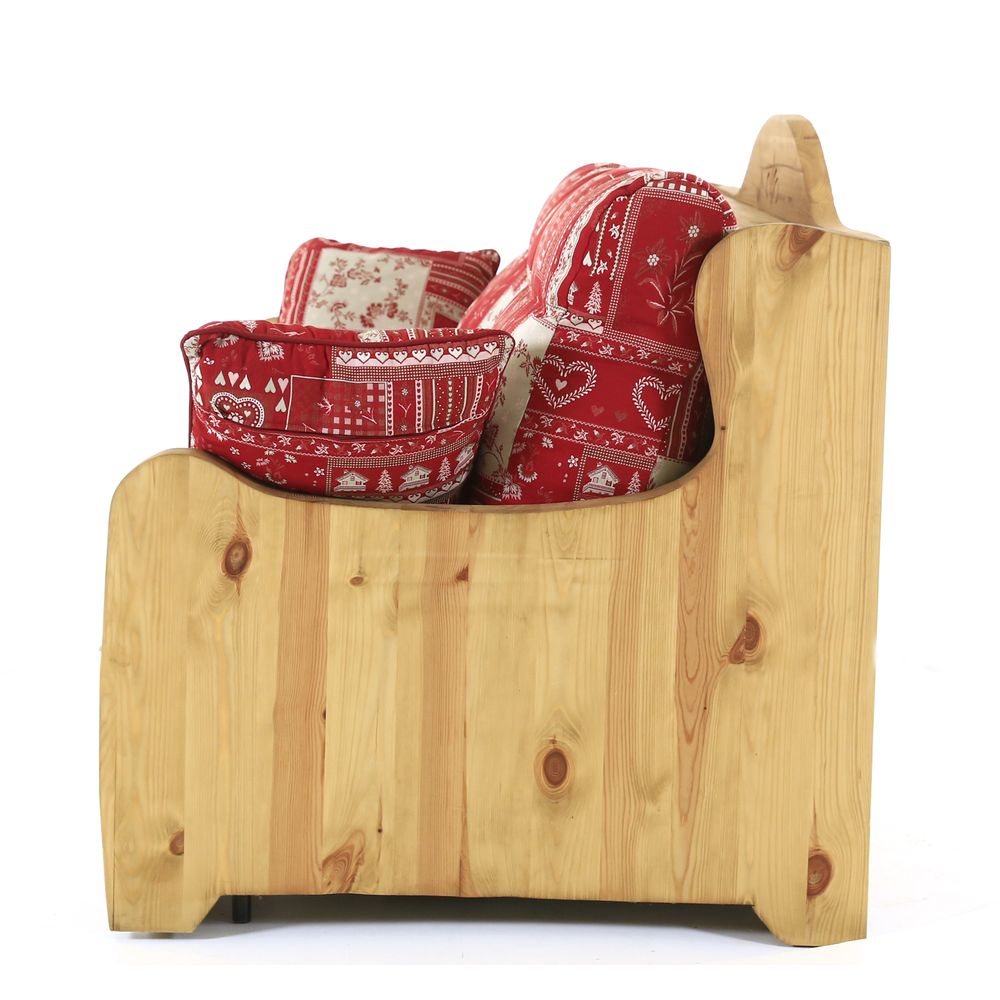 Canapé convertible 140 cm courchevel taupe
