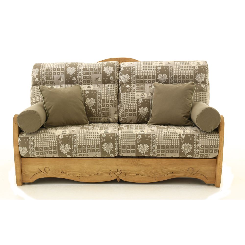 Canapé convertible 160 cm cervino taupe