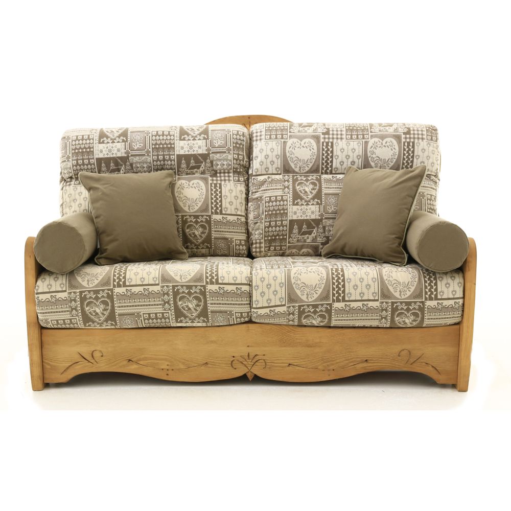 Canapé convertible 160 cm trentino taupe