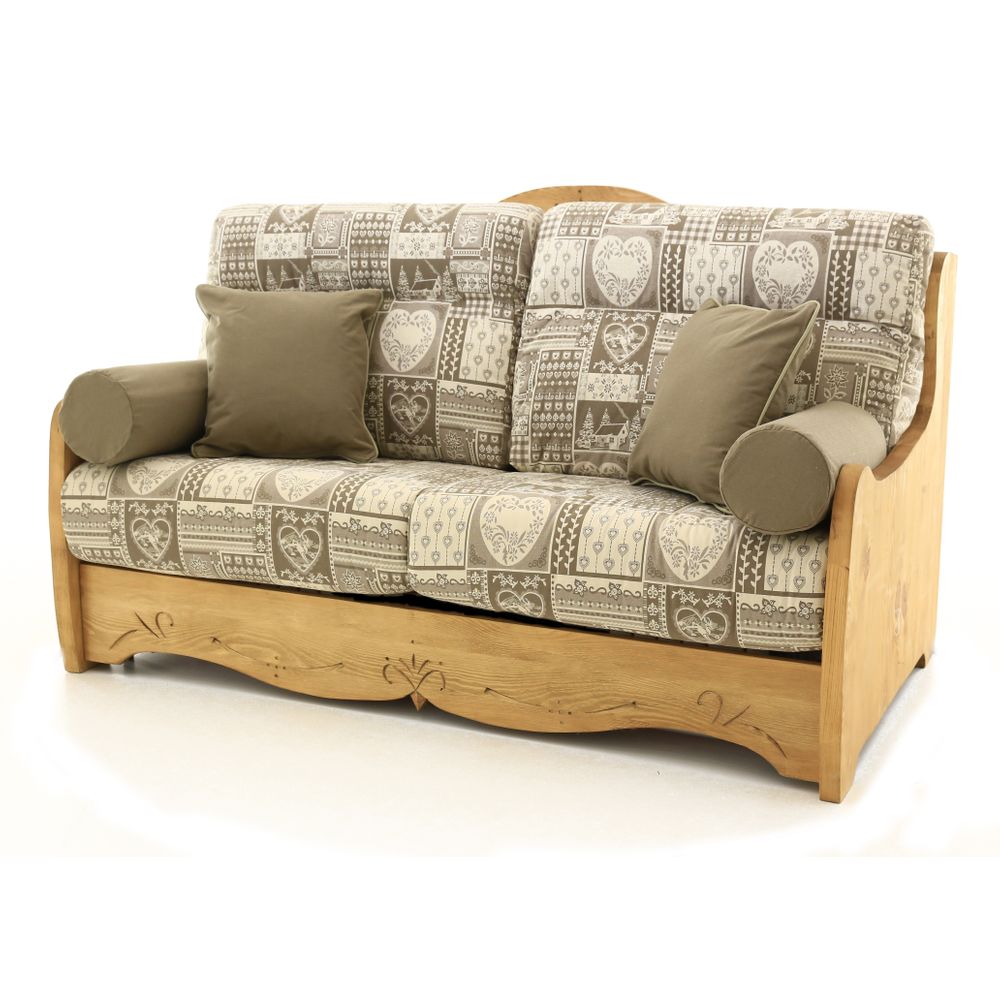 Canapé convertible 160 cm trentino taupe
