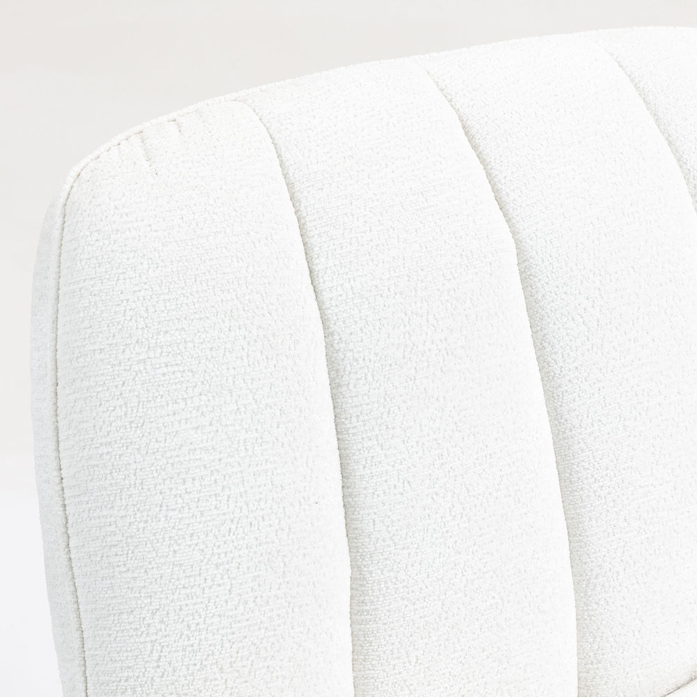 Fauteuil pivotant blanc RENA