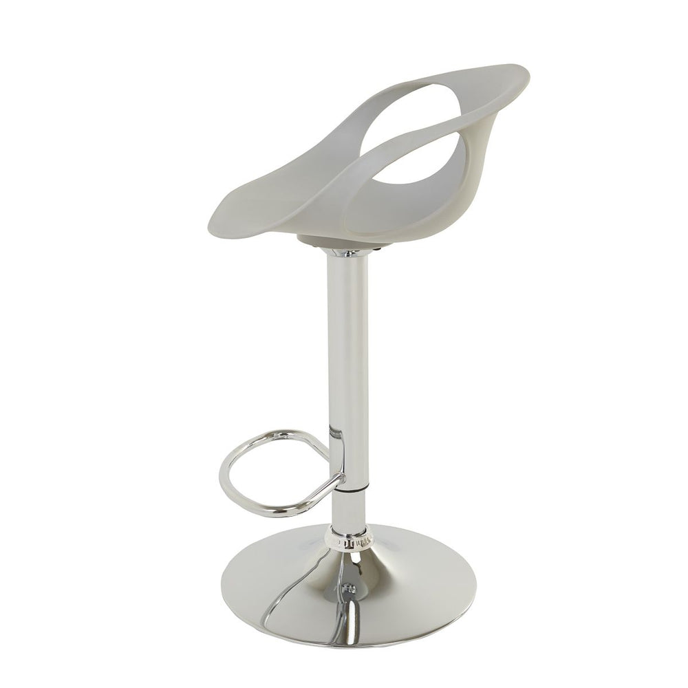 Chaise de bar grise Rio