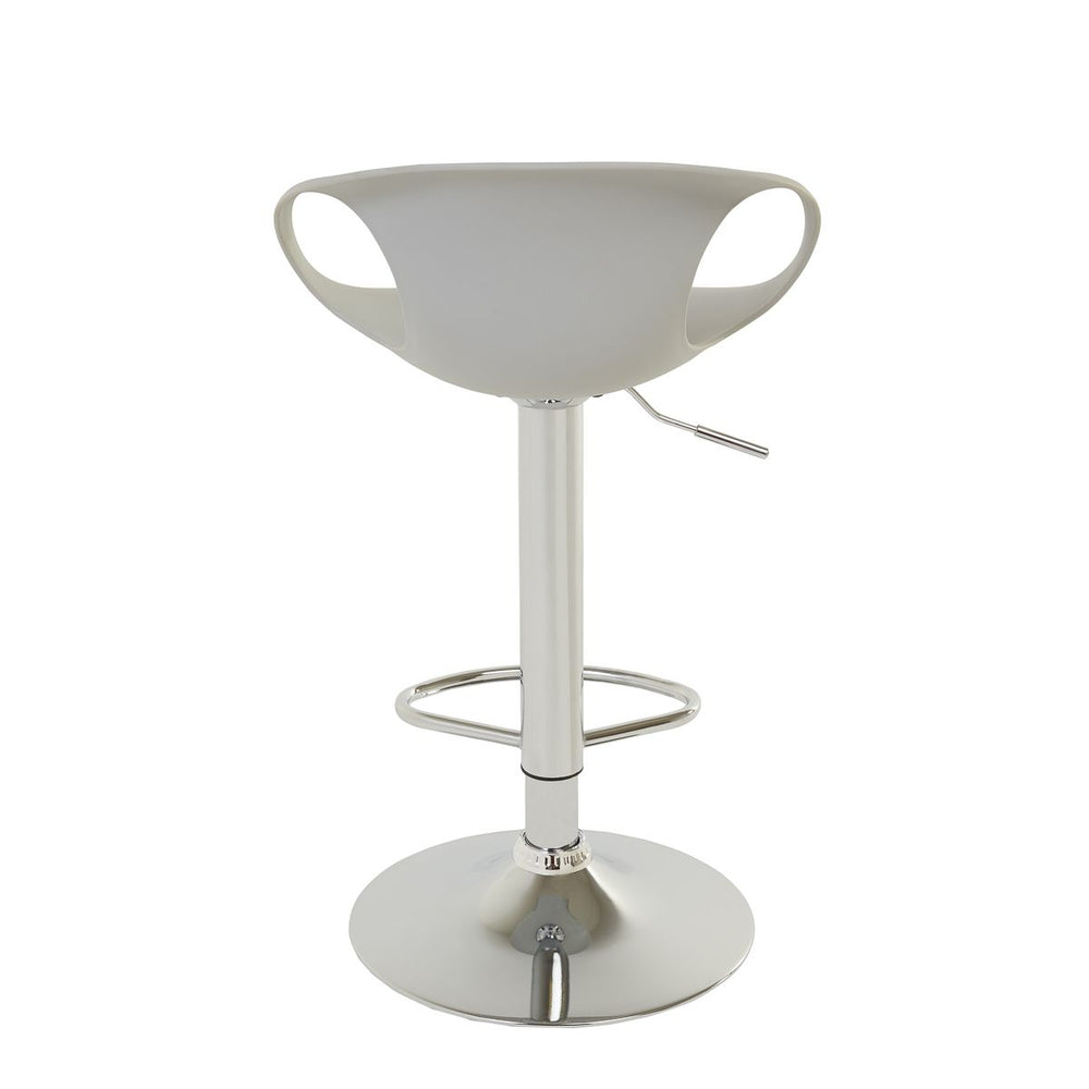 Chaise de bar grise Rio