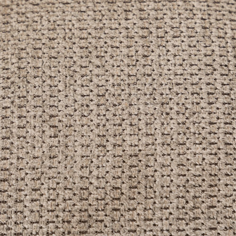Pouf  tissu texturé camel