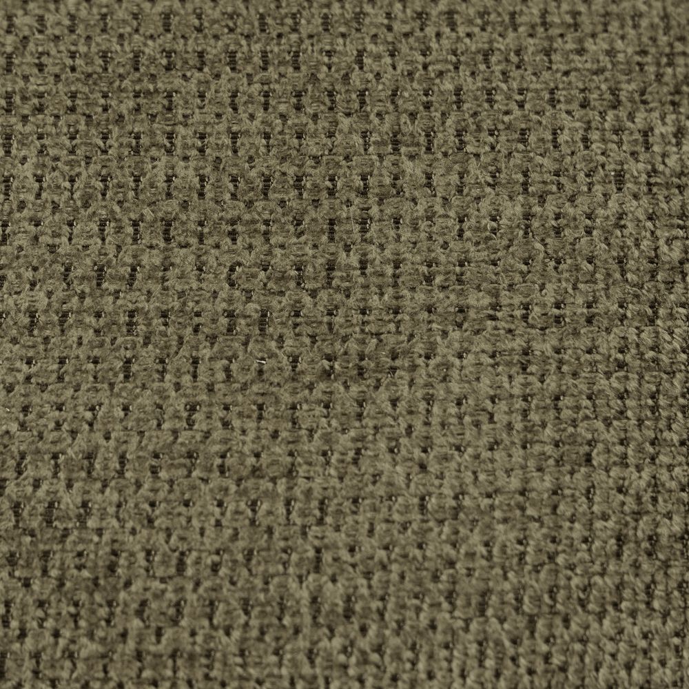 Pouf  tissu texturé kaki